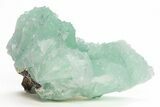 Blue-Green Aragonite Aggregation - Wenshan Mine, China #216297-1